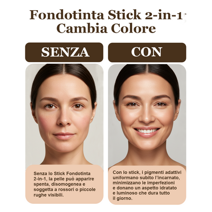 Jalok Care Fondotinta Stick 2-in-1 Cambia Colore