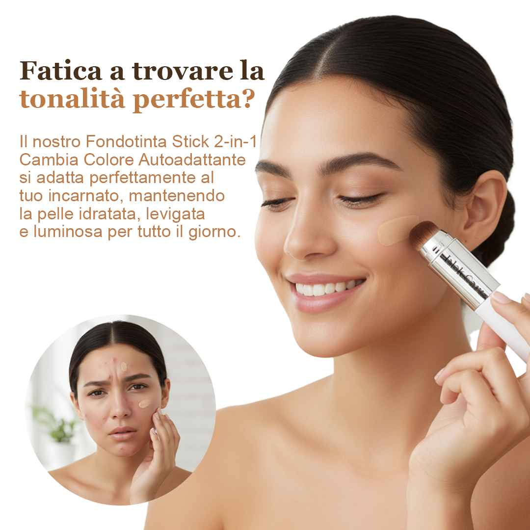Jalok Care Fondotinta Stick 2-in-1 Cambia Colore