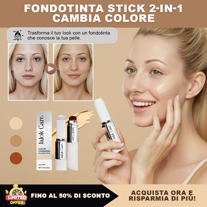 Jalok Care Fondotinta Stick 2-in-1 Cambia Colore